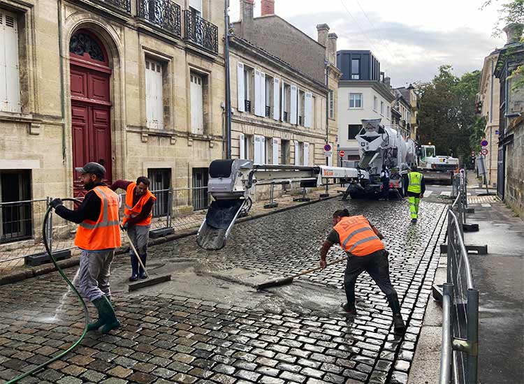 chantier hilti travaux de terrassement par Atlantic Route