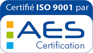 Logo Certifié AES ISO 9001