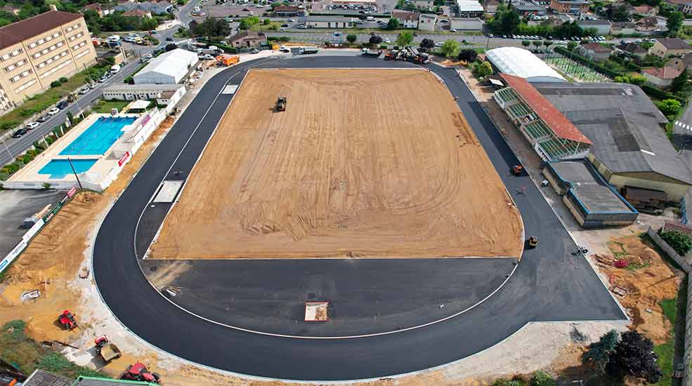 renovation-stade-atlantic-route travaux de terrasssements en charente maritime atlantic route
